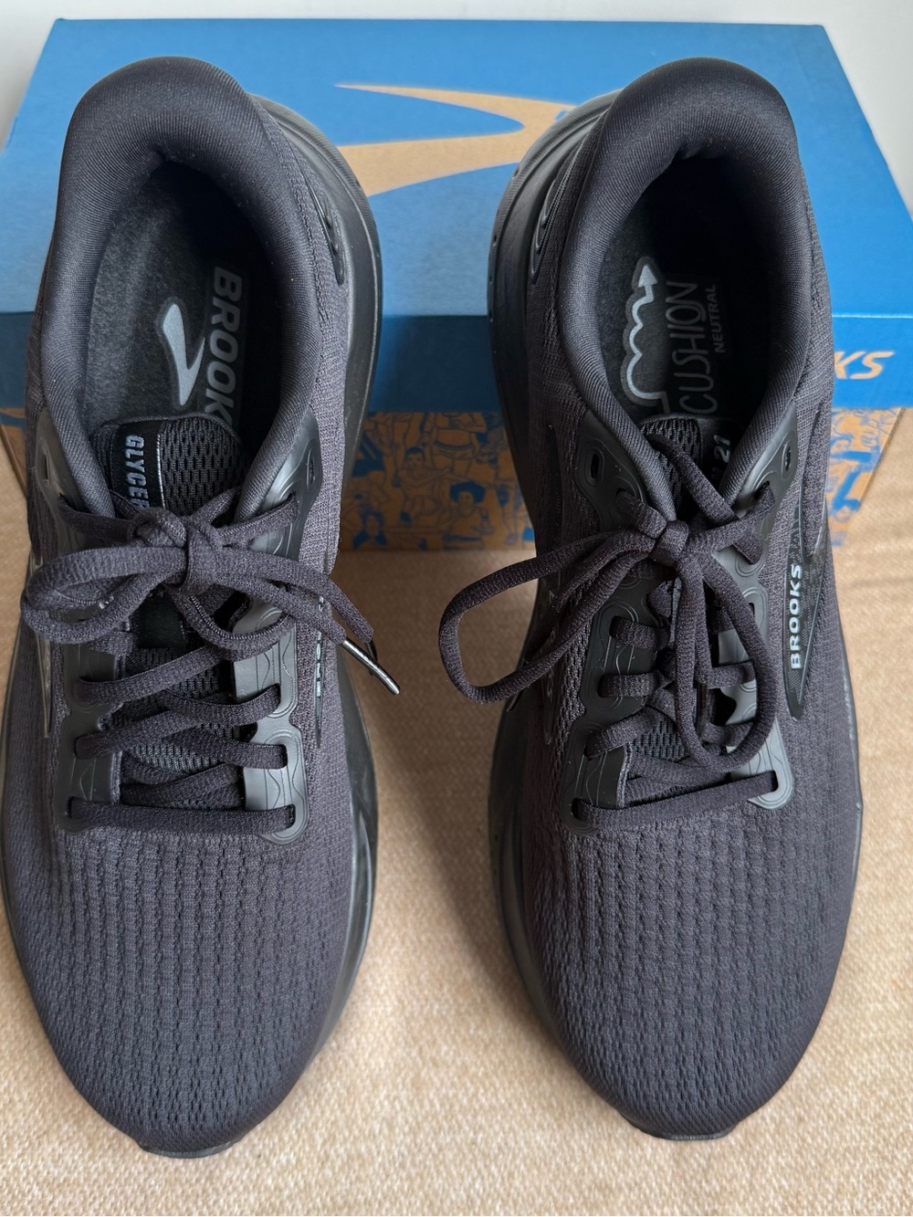 Brooks Glycerin 21 Triple Black 110419 1D
020 Medium Men's Size 9.5 New - Picture 3 of 8